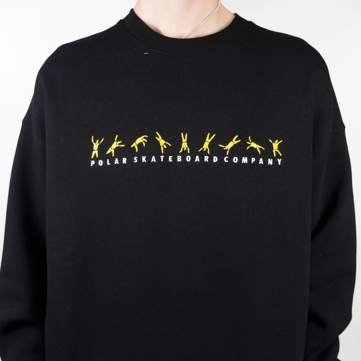 Polar Skate Co. Cartwheel Crewneck Sweatshirt - Black