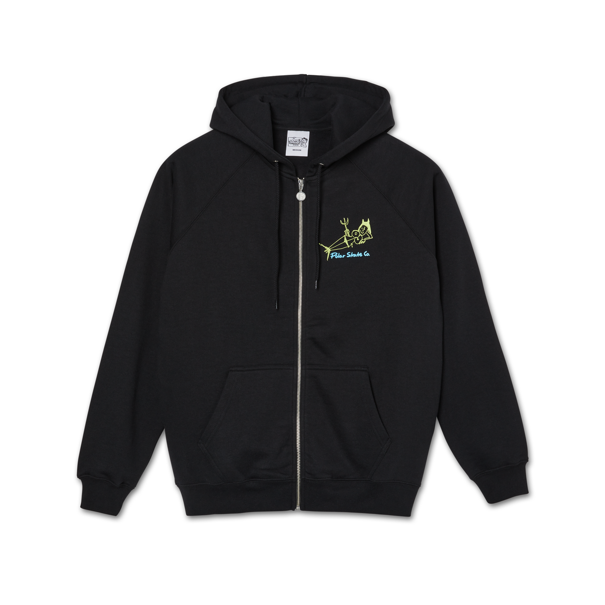 Polar Skate Co. Devil Woman Zip Hoodie - Black