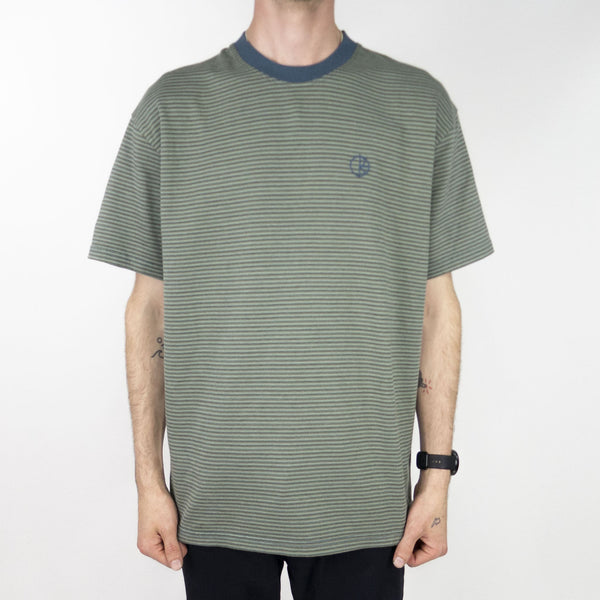 Polar Skate Co. Dizzy Stripe T-Shirt - Blue