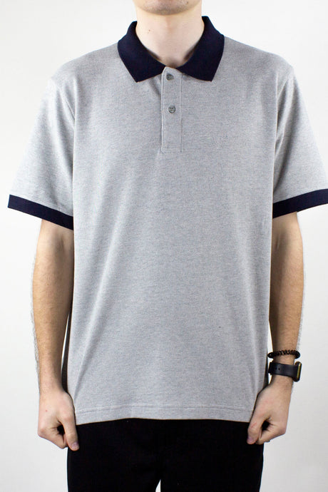 Polar Skate Co. Duo Polo Shirt - Heather Grey