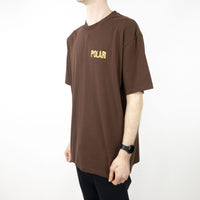 Polar Skate Co. Earthquake Logo T-Shirt – Brown