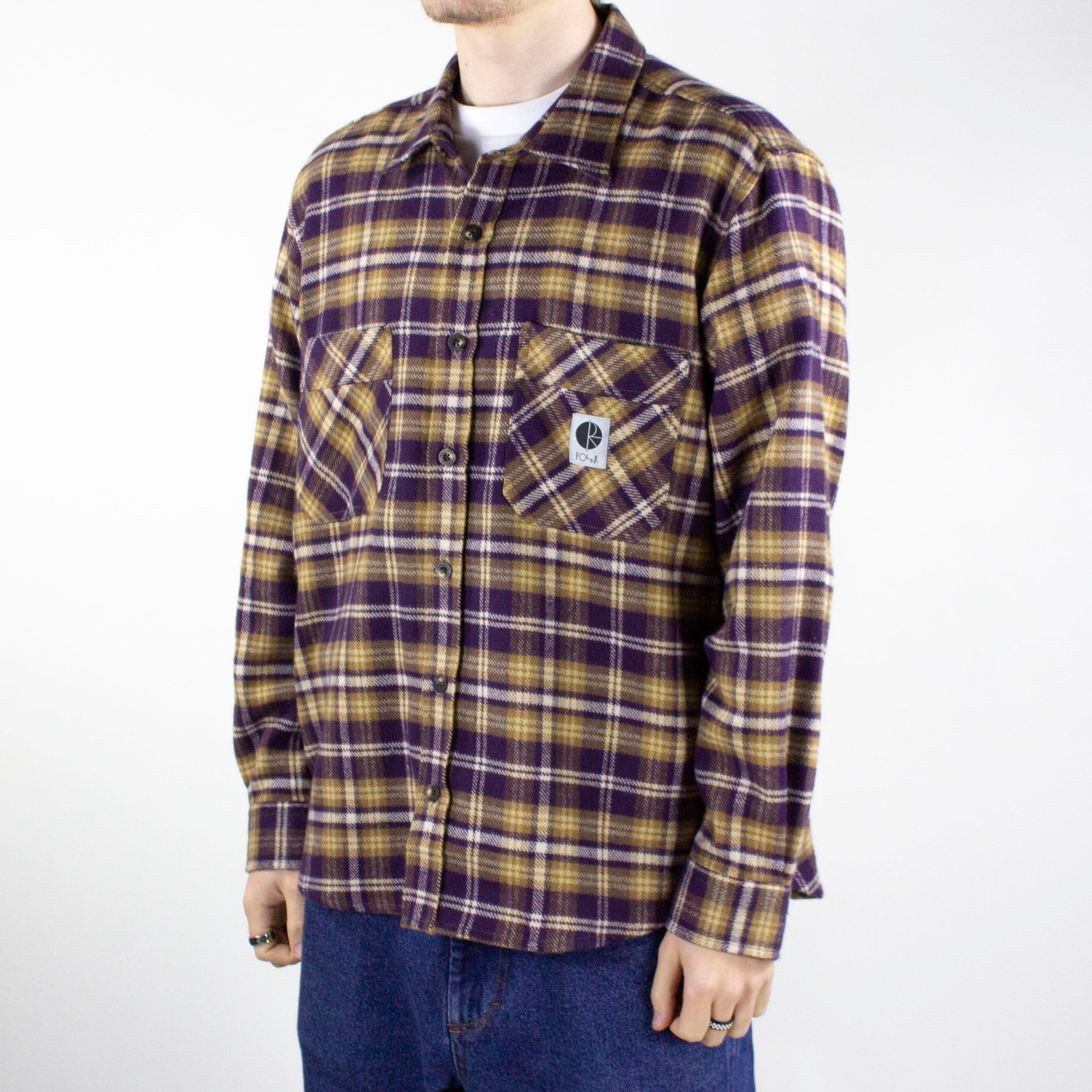 Polar Skate Co. Flannel Shirt - Plum exclusive at Remix – Remix