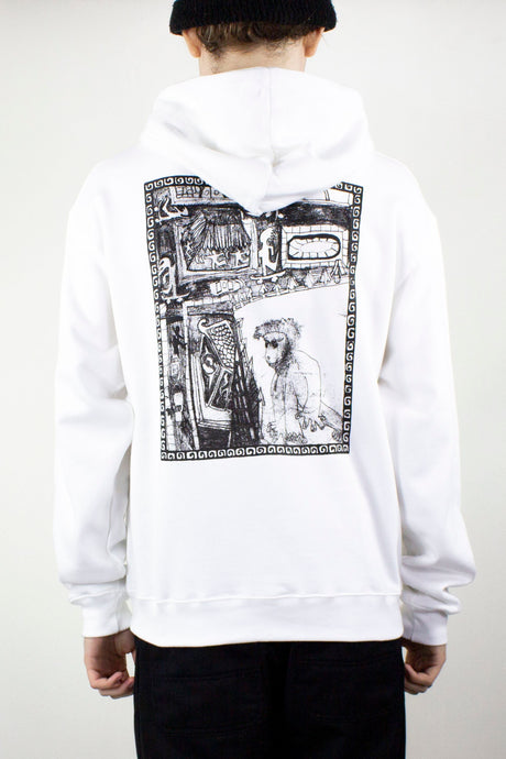 Polar Skate Co. Gorilla King Hoodie - White