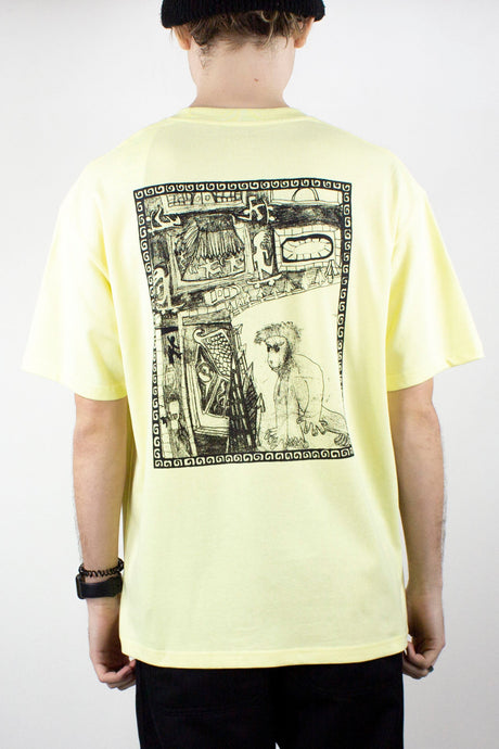 Polar Skate Co. Gorilla King T-Shirt – Pale Yellow