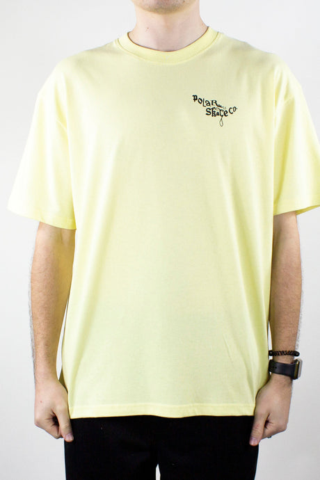 Polar Skate Co. Gorilla King T-Shirt – Pale Yellow