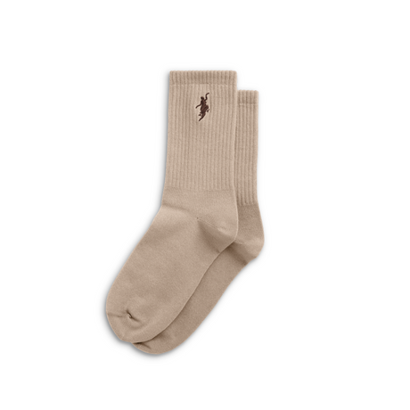 Polar Skate Co. No Comply Socks – Sand / Brown