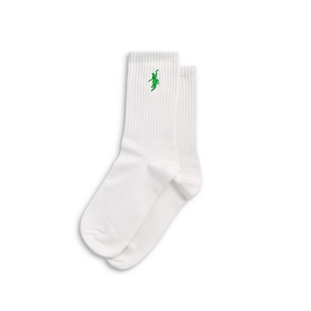 Polar Skate Co. No Comply Socks – White / Green