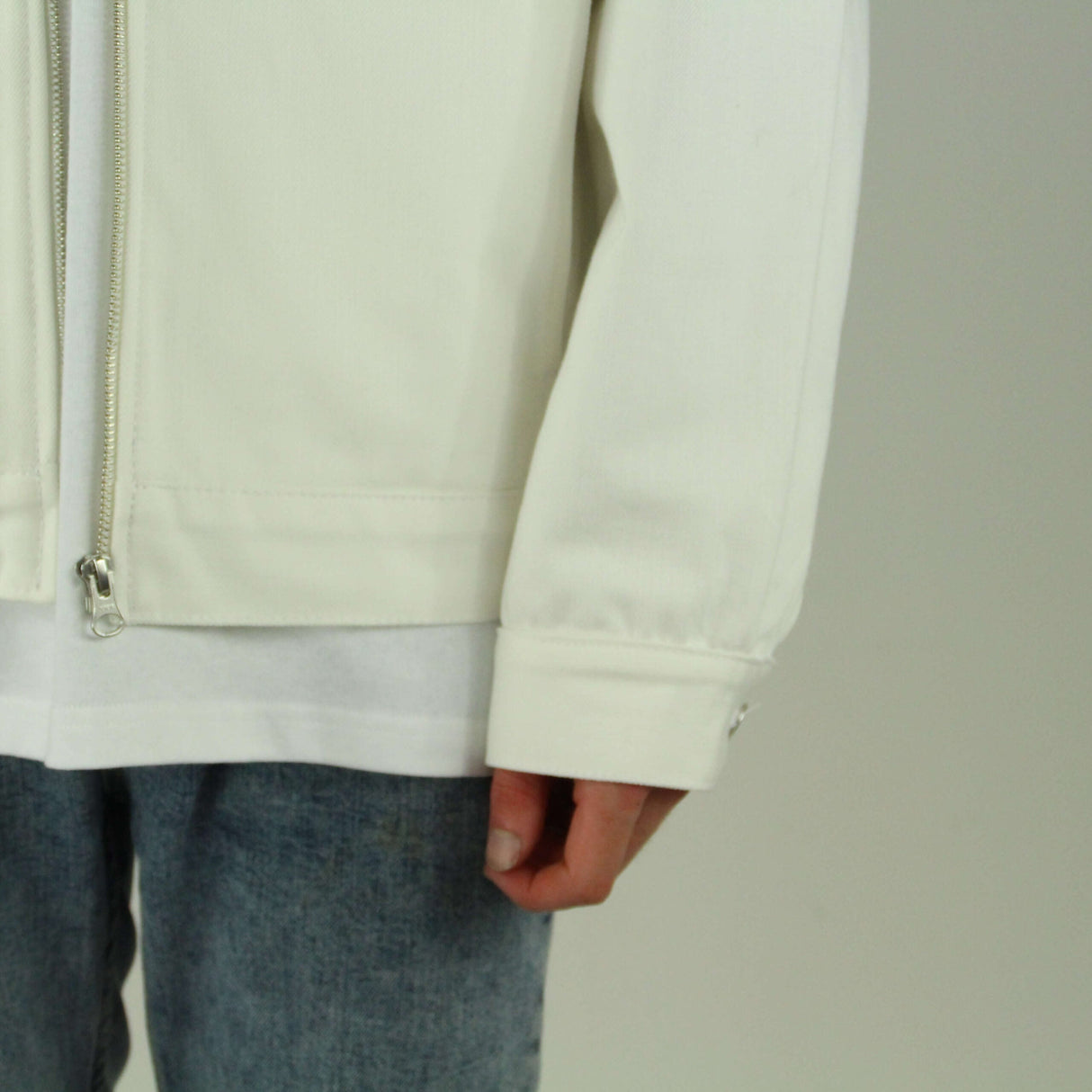 Polar Skate Co. Notes Denim Jacket - Ivory