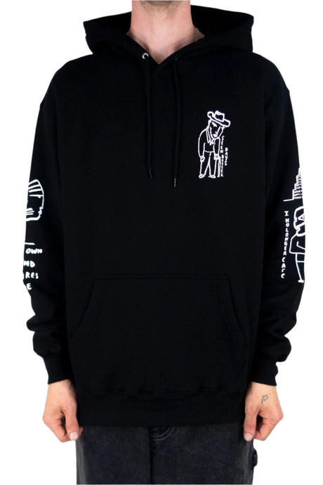 Polar Skate Co. Seen Better Days Hoodie - Black