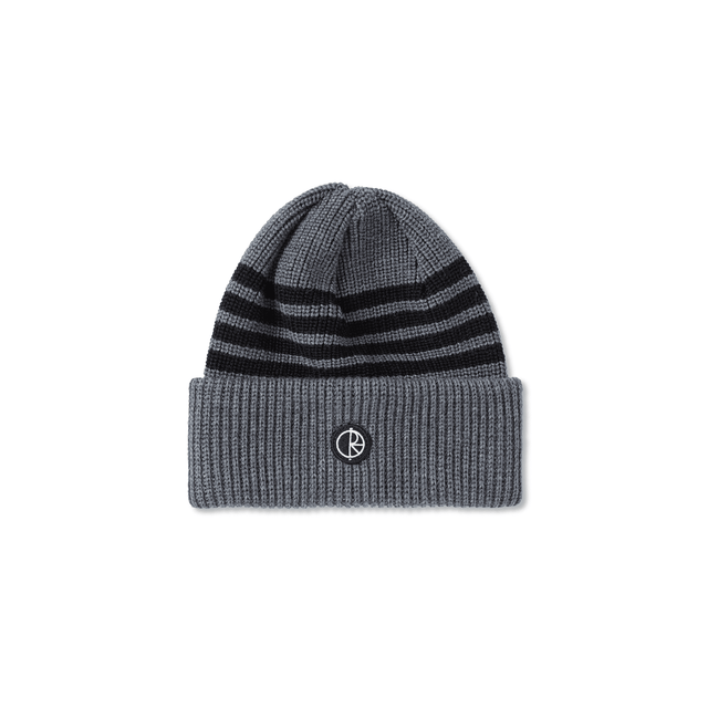 Polar Skate Co. Stripe Merino Beanie – Grey