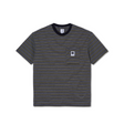 Polar Skate Co. Stripe Pocket T-Shirt – Black / Green