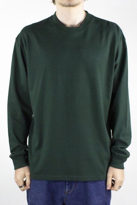 Polar Skate Co. Stroke Logo Long Sleeve T-Shirt – Dark Green