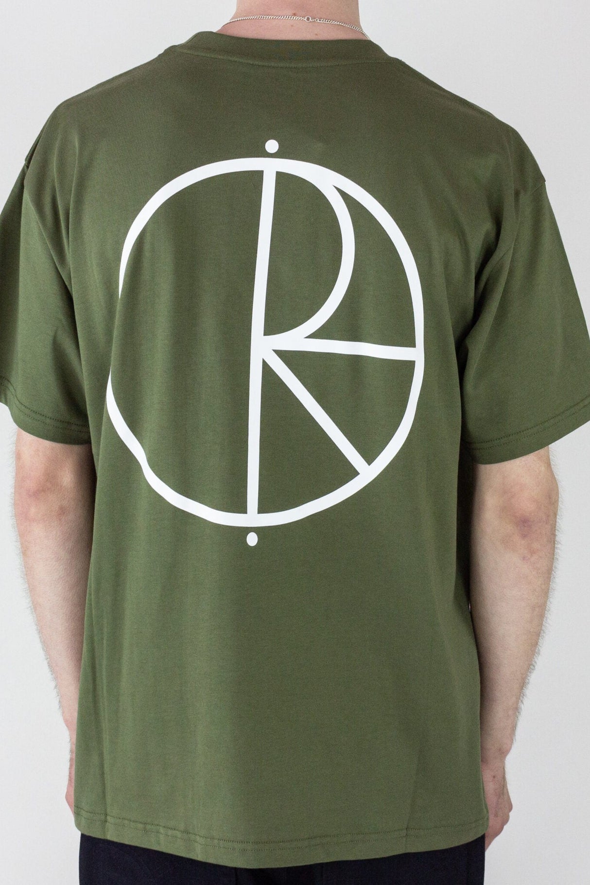 Polar Skate Co. Stroke Logo T-Shirt - Uniform Green