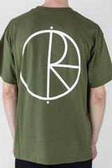 Polar Skate Co. Stroke Logo T-Shirt - Uniform Green