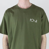 Polar Skate Co. Stroke Logo T-Shirt - Uniform Green