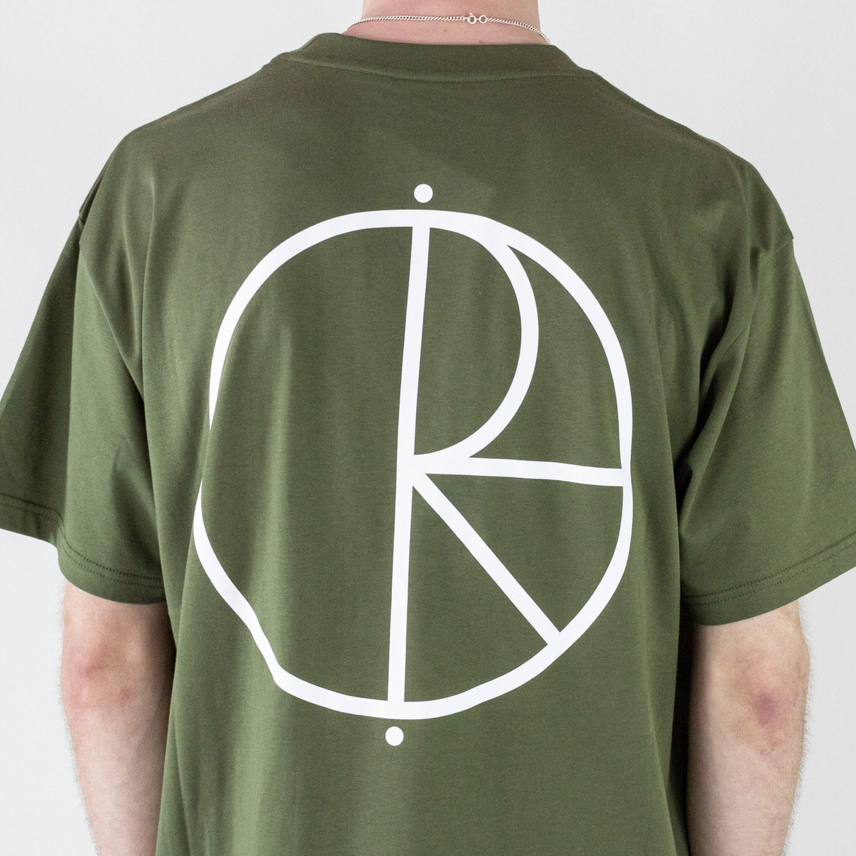 Polar Skate Co. Stroke Logo T-Shirt - Uniform Green