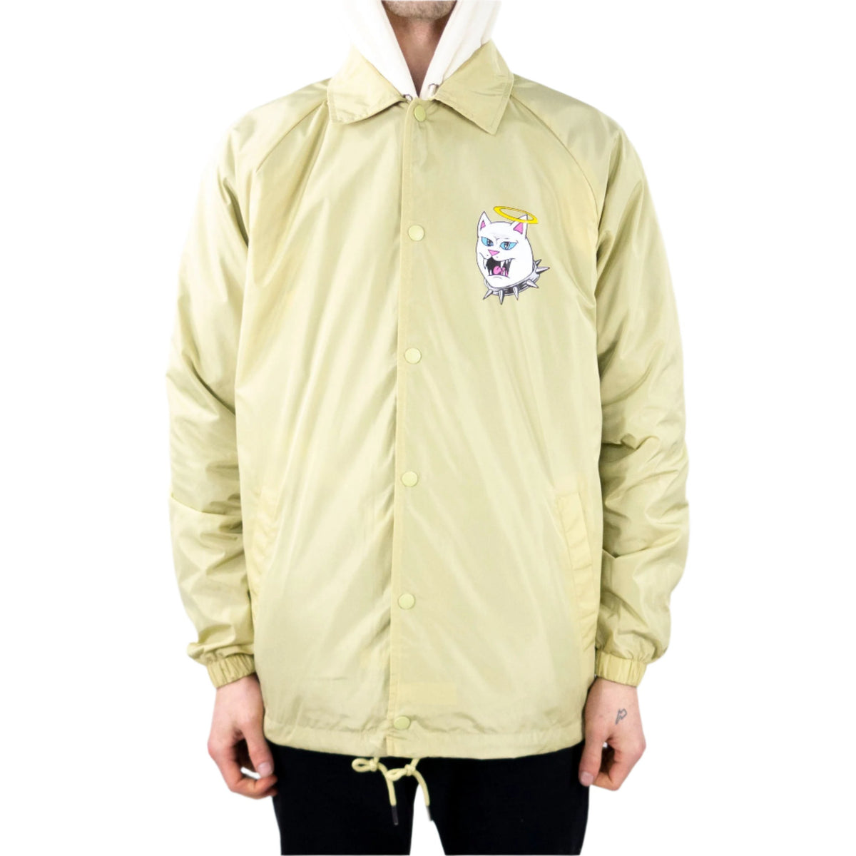 RIPNDIP 3 Heads Coach Jacket - Khaki exclusive at Remix – Remix 