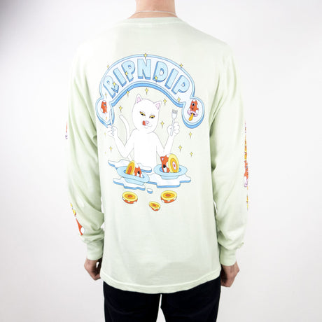 RIPNDIP After Supper Long Sleeve T-Shirt - Sage