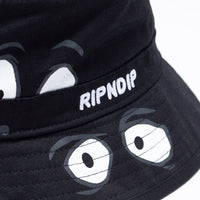 RIPNDIP All Eyez Embroidered Logo Bucket Hat - Black