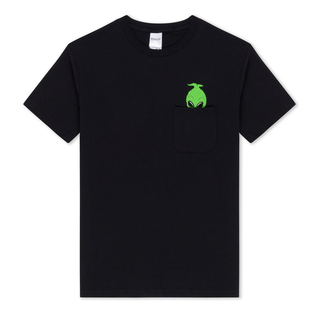 RIPNDIP Bah Humbug Pocket T-Shirt - Black