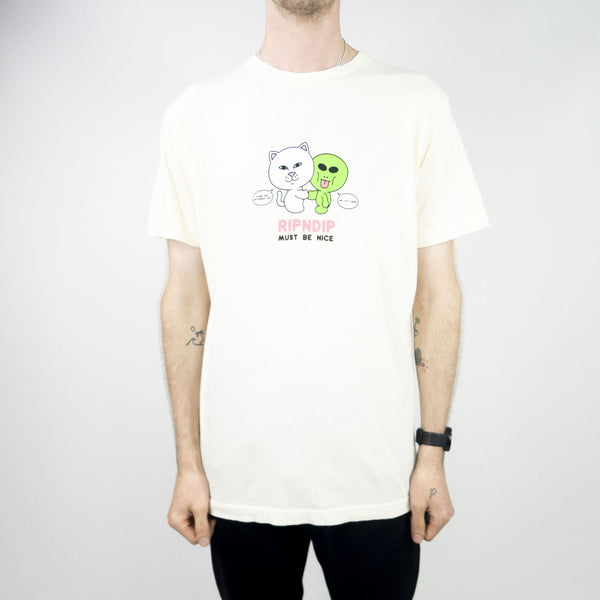 RIPNDIP Buddy System T-Shirt - Natural