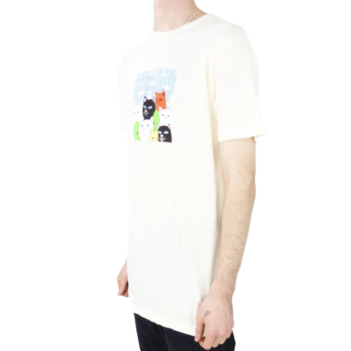 RIPNDIP Bunched Up T-Shirt - Natural