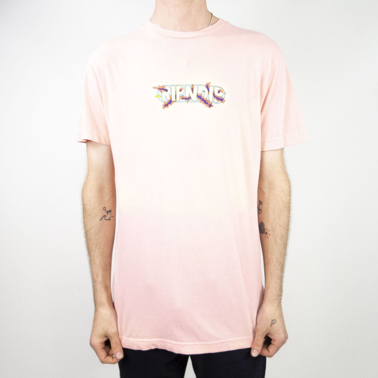 RIPNDIP Day Tripper T-Shirt - Dusty Rose