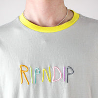 RIPNDIP Embroidered Logo Longsleeve T-Shirt - Multicoloured