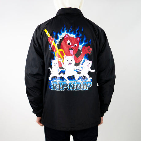 RIPNDIP Hades Coach Jacket - Black