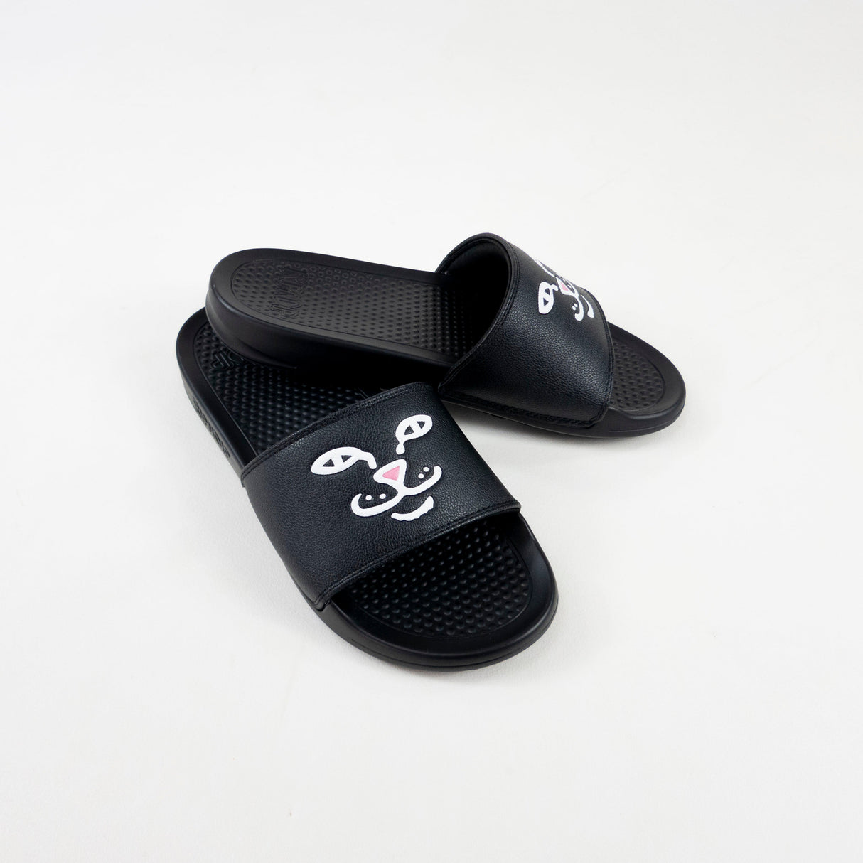 RIPNDIP Jermal Face Sliders – Black