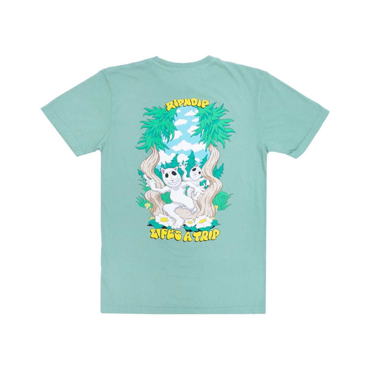 RIPNDIP Life's A Trip T-Shirt - Light Pine