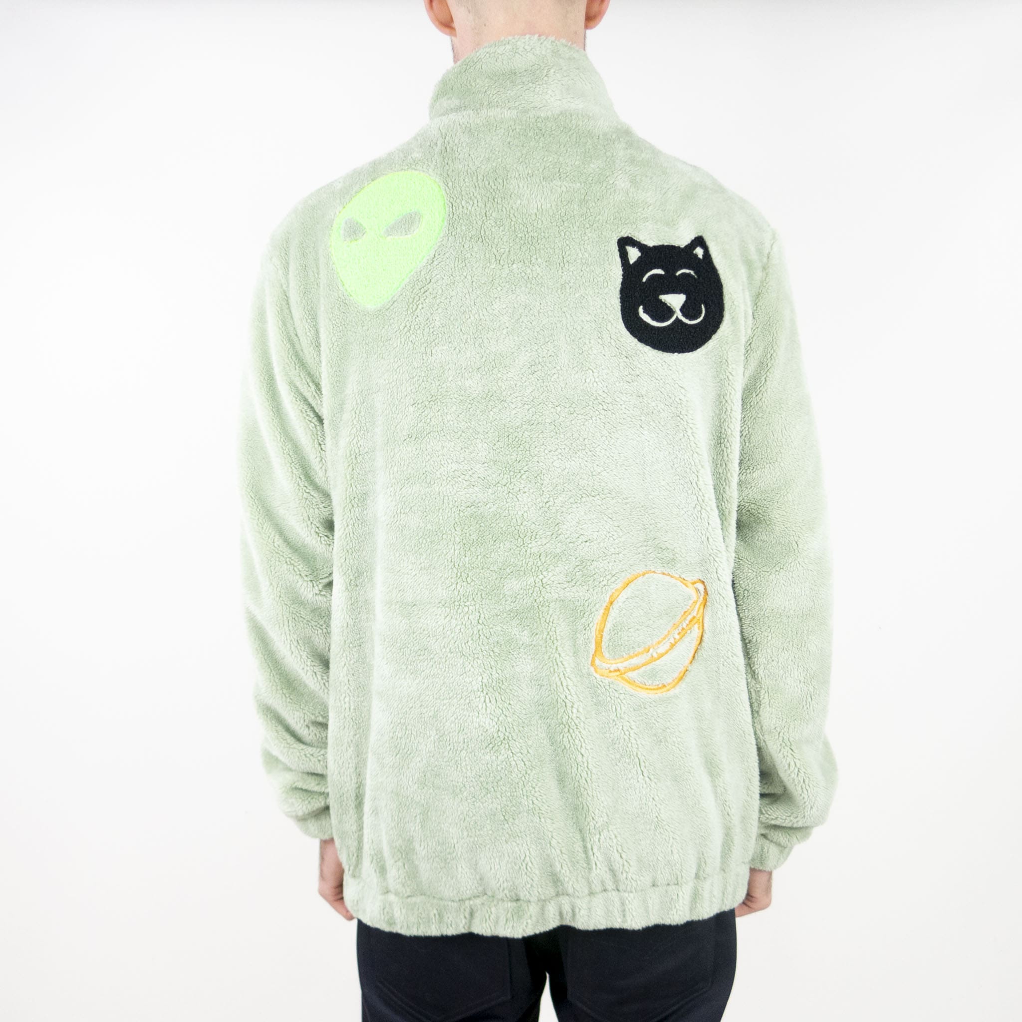 RIPNDIP Play Date Sherpa Jacket Pistachio exclusive at Remix Remix Casuals