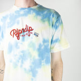 RIPNDIP Raise Da Hell T-Shirt - Yellow & Blue Acid Wash