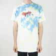 RIPNDIP Raise Da Hell T-Shirt - Yellow & Blue Acid Wash