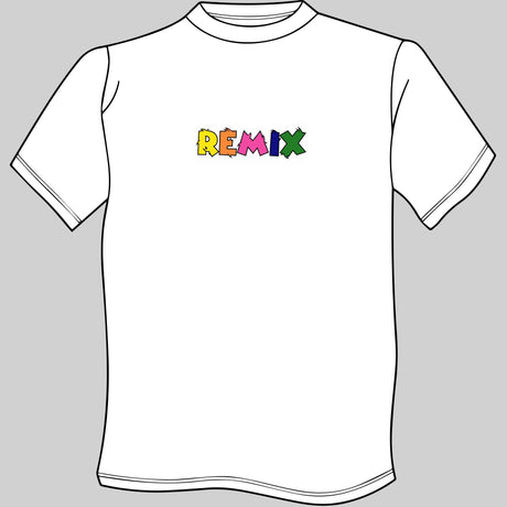 Remix Default Embroidered T-Shirt - White