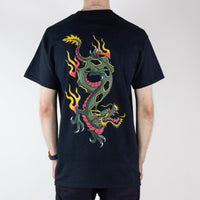 Remix Street Dragon T-Shirt- Black