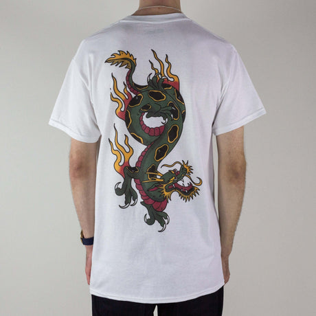 Remix Street Dragon T-Shirt- White