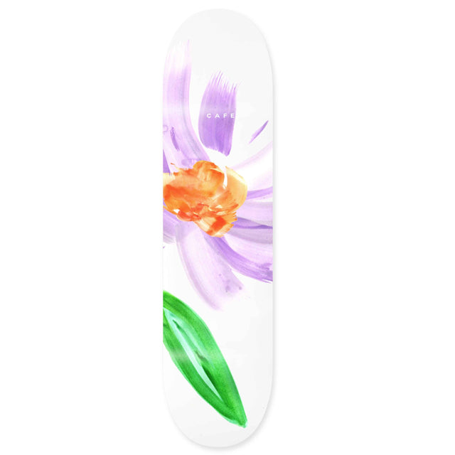 Skateboard Cafe "Floral" Deck - White