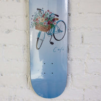 Skateboard Cafe Flower Basket Deck- Blue