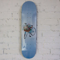 Skateboard Cafe Flower Basket Deck- Blue