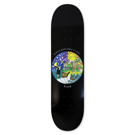 Skateboard Cafe Great Place Deck - Black