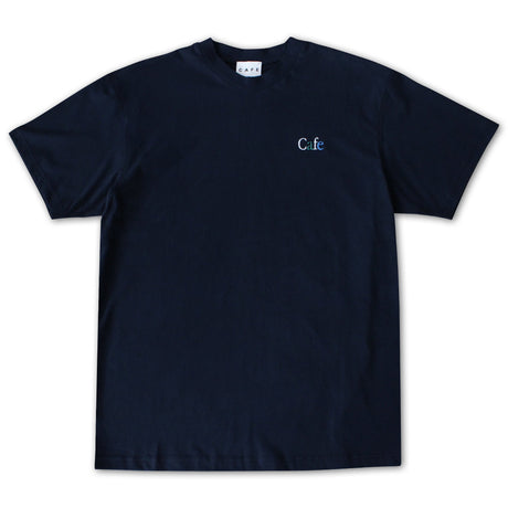 Skateboard Cafe JLH Embroidered Wayne T-Shirt - Navy