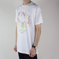 Skateboard Cafe Peace T-Shirt- White