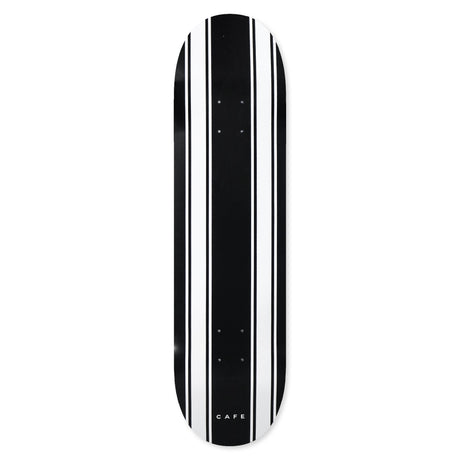 Skateboard Cafe Stripe Deck - Black / White