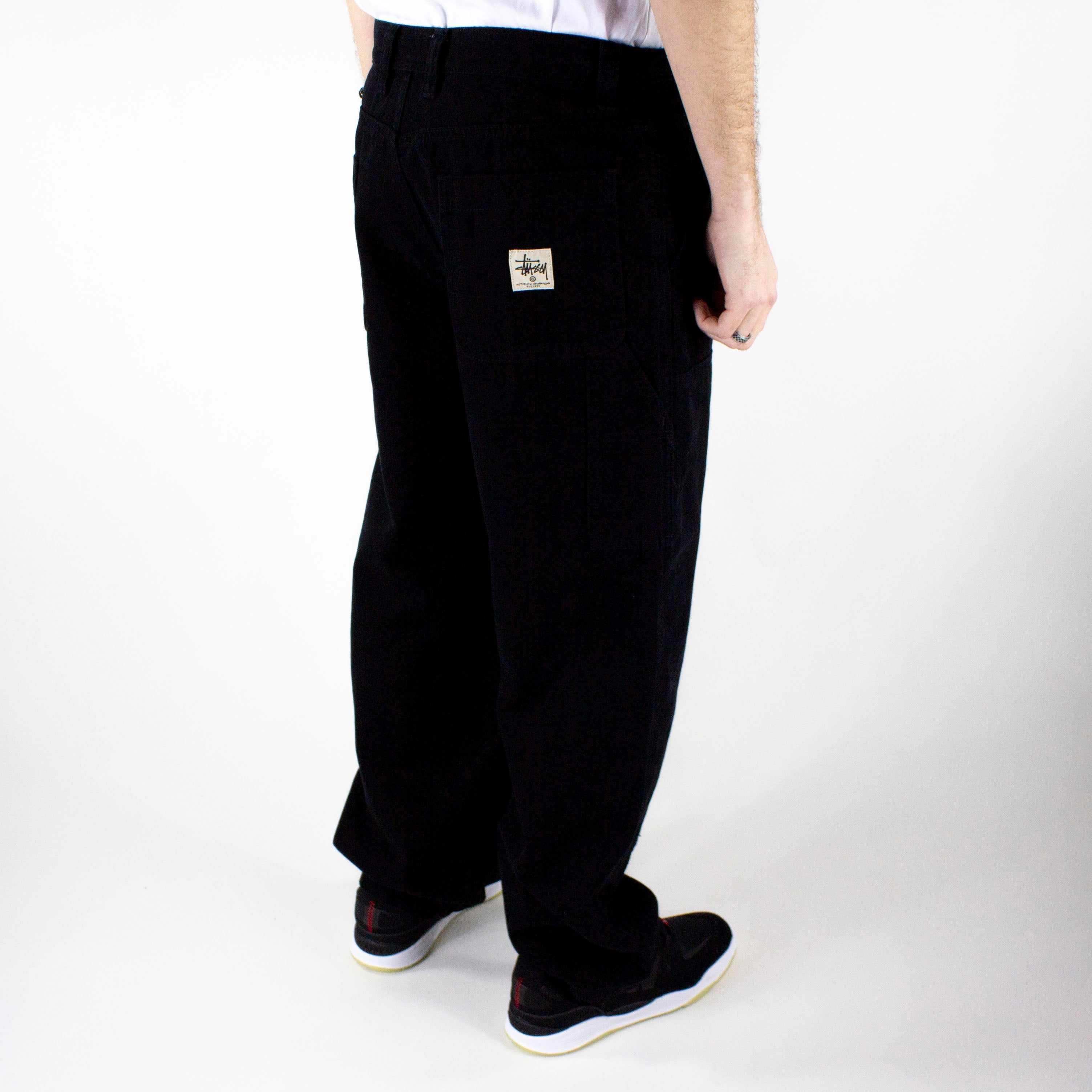 Stussy Canvas Work Pant - Black - W 30 / Black