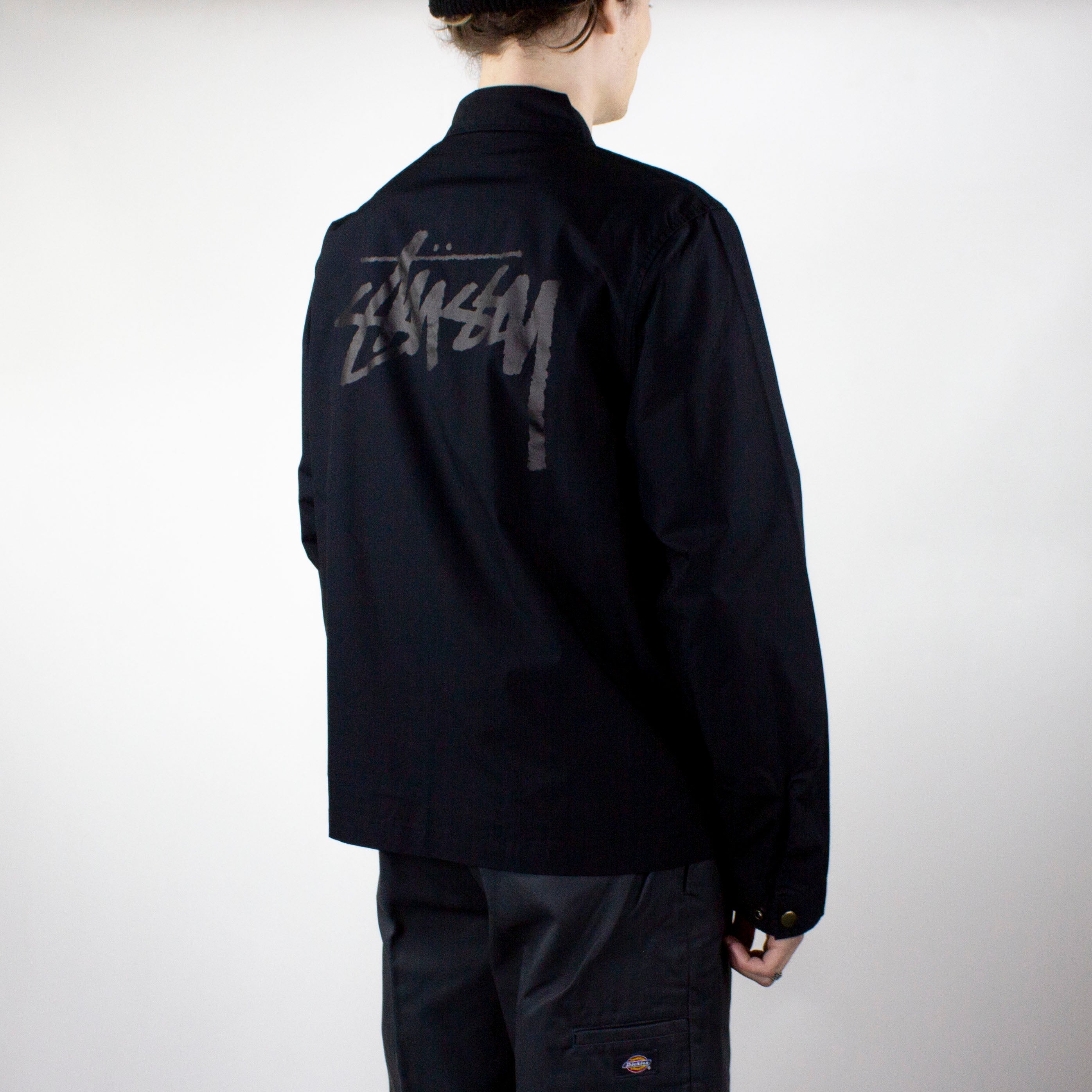 Stussy Coach Shirt – Black exclusive at Remix – Remix Casuals