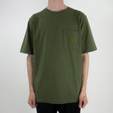 Stussy Regal Pocket Crew T-Shirt - Olive