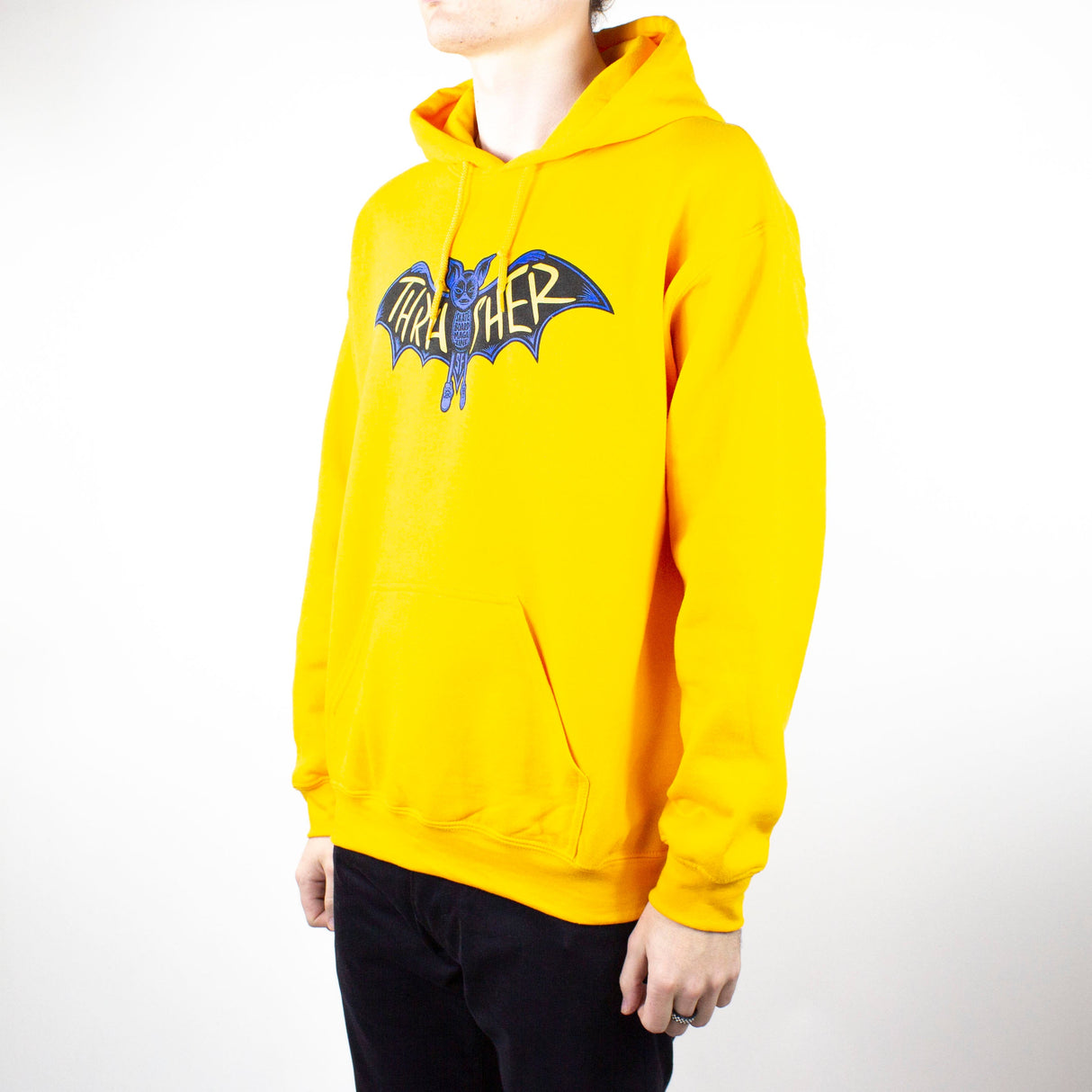 Thrasher Bat Hoodie - Yellow