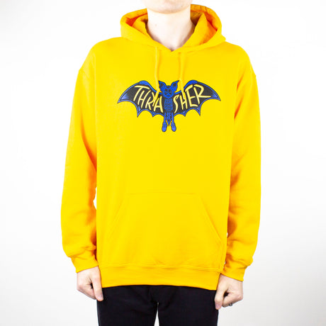 Thrasher Bat Hoodie - Yellow