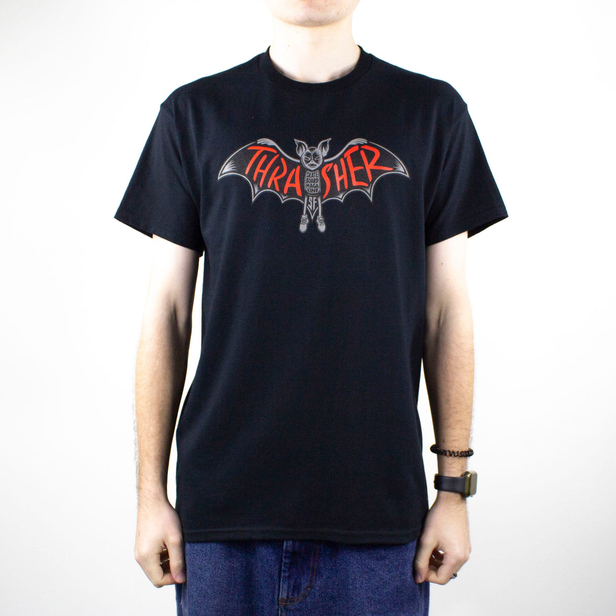 Thrasher Bat T-Shirt - Black